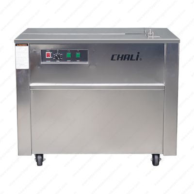 เครื่องรัดกล่อง CHALI รุ่น JN-740S ตัวเครื่องเป็นสแตนเลส