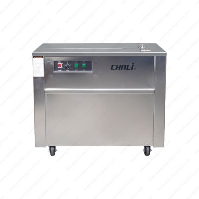 เครื่องรัดกล่อง CHALI รุ่น JN-740S ตัวเครื่องเป็นสแตนเลส