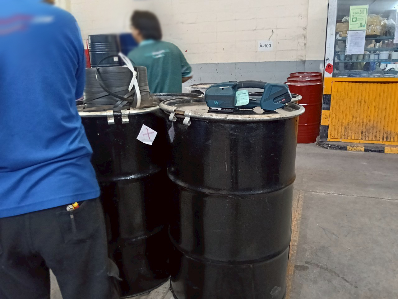 เครื่องรัดสายพลาสติกระบบแบตเตอรี่ รุ่น V2