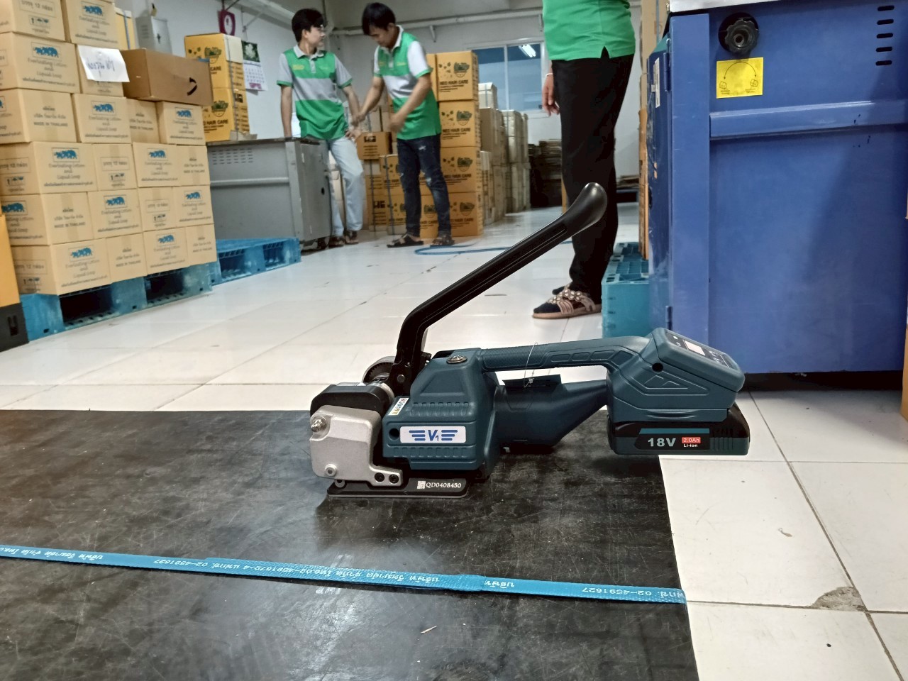 เครื่องรัดสายพลาสติก ระบบแบตเตอรี่ รุ่น V1