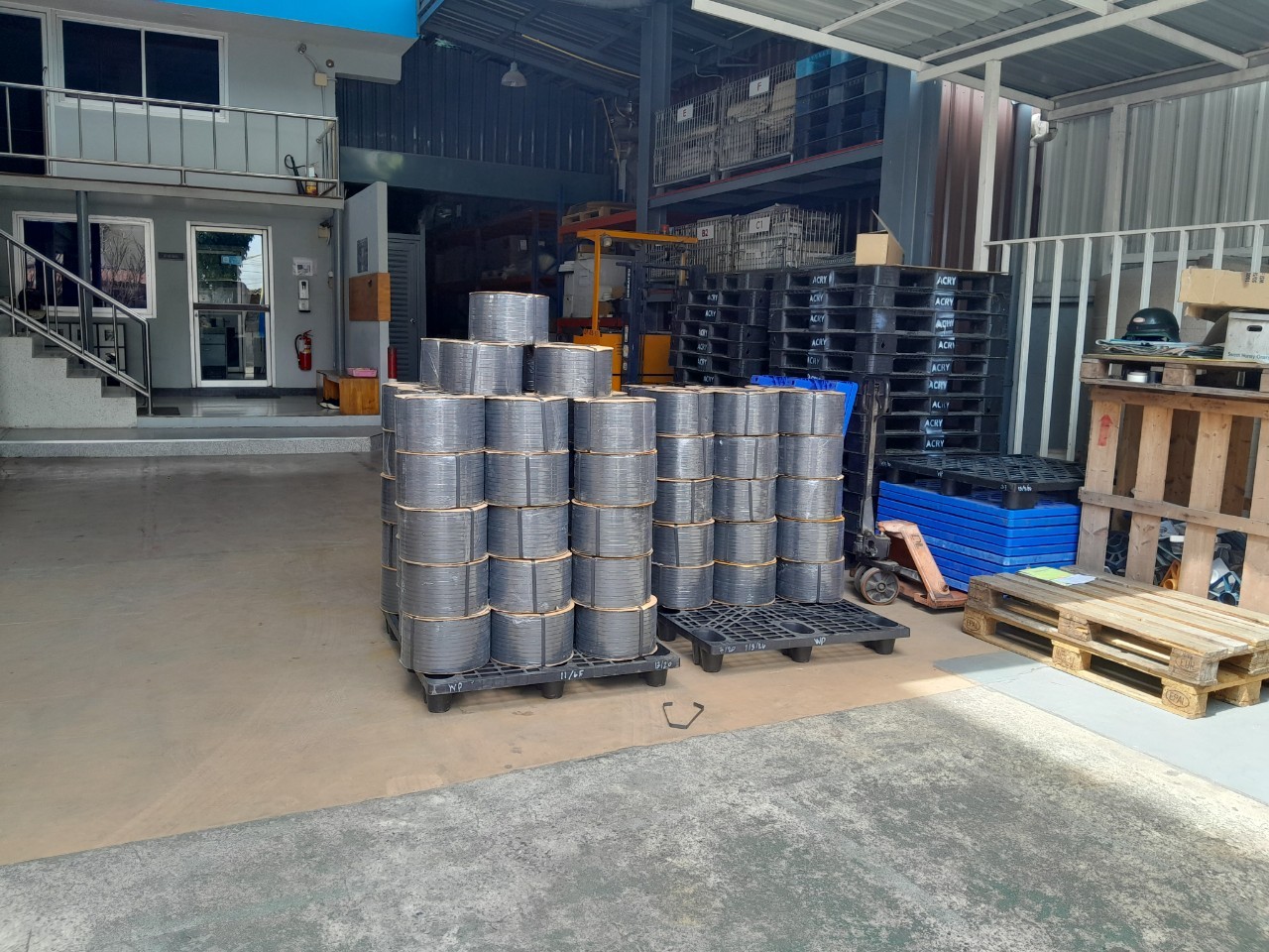 สายรัดพลาสติก PP สีดำ ขนาด 15mm. เกรด A