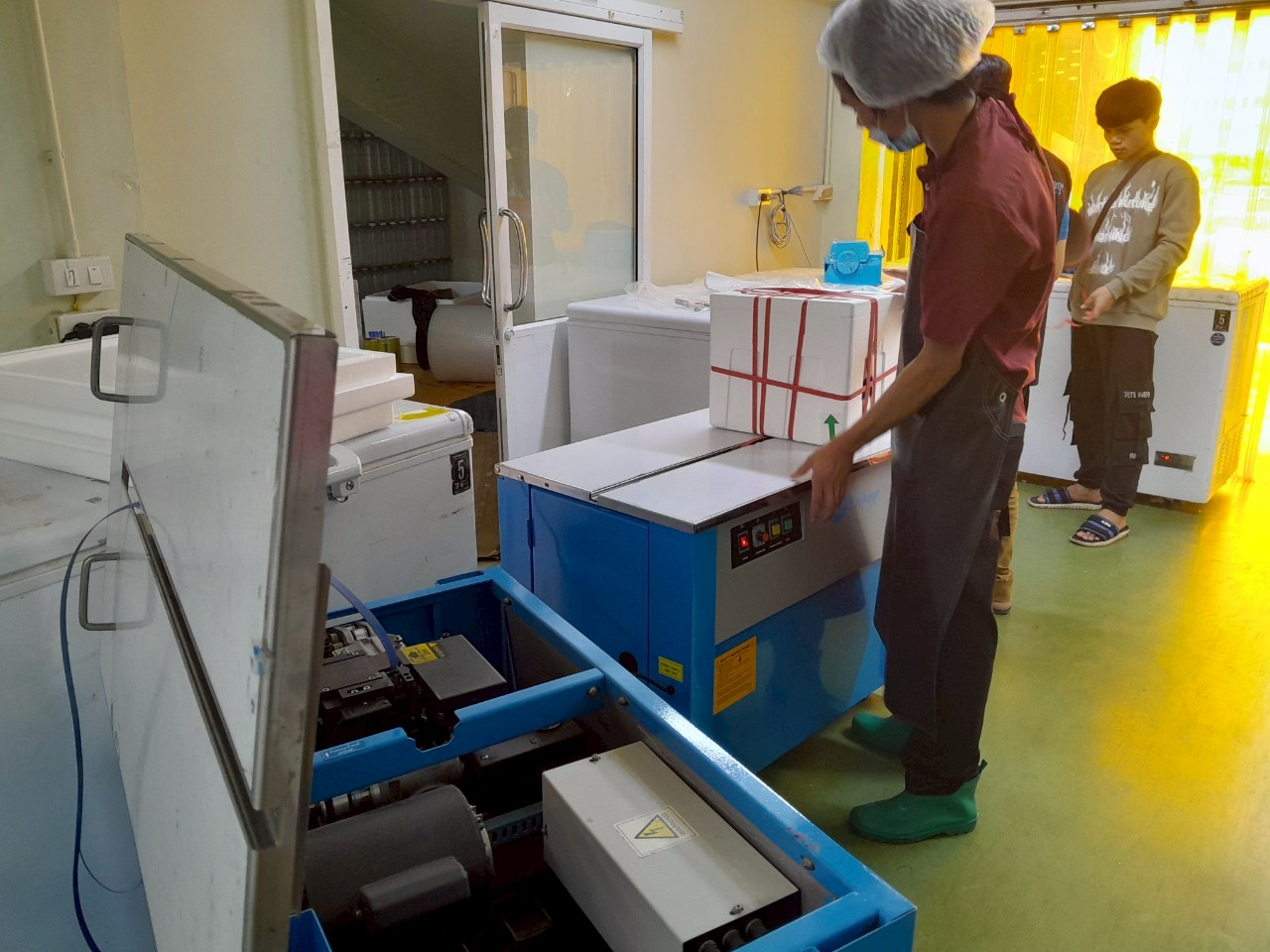 เครื่องรัดกล่อง รุ่น WE-801H