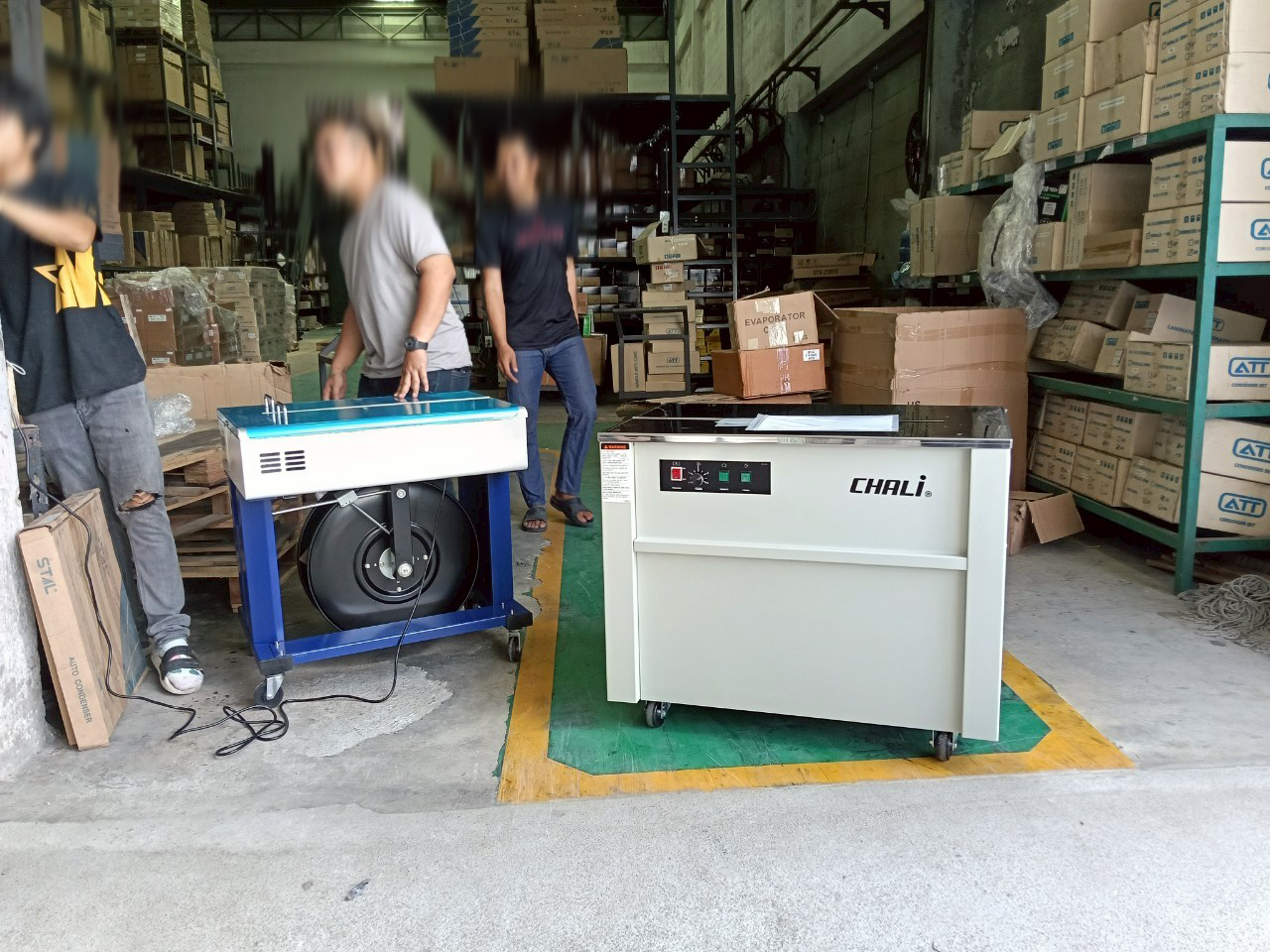 จัดส่งเครื่องรัดกล่อง รุ่น JN-740 และ รุ่น WE-802U