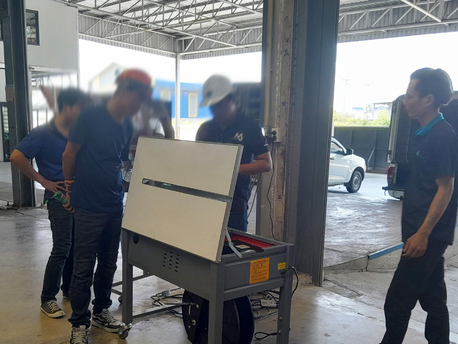 จัดส่งเครื่องรัดกล่อง รุ่น KH-91H