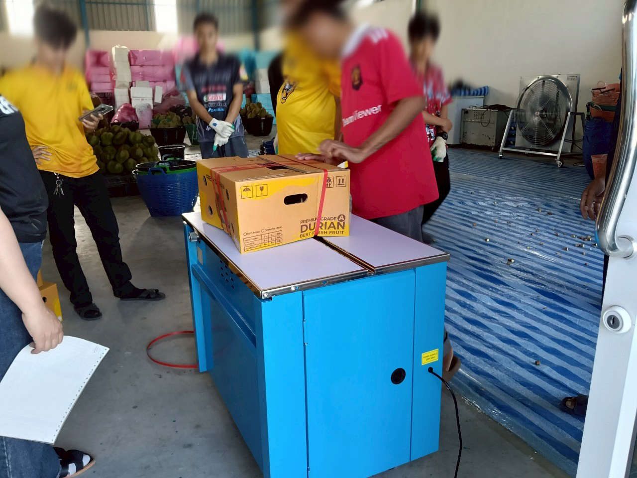 เครื่องรัดกล่อง รุ่น WE-801H