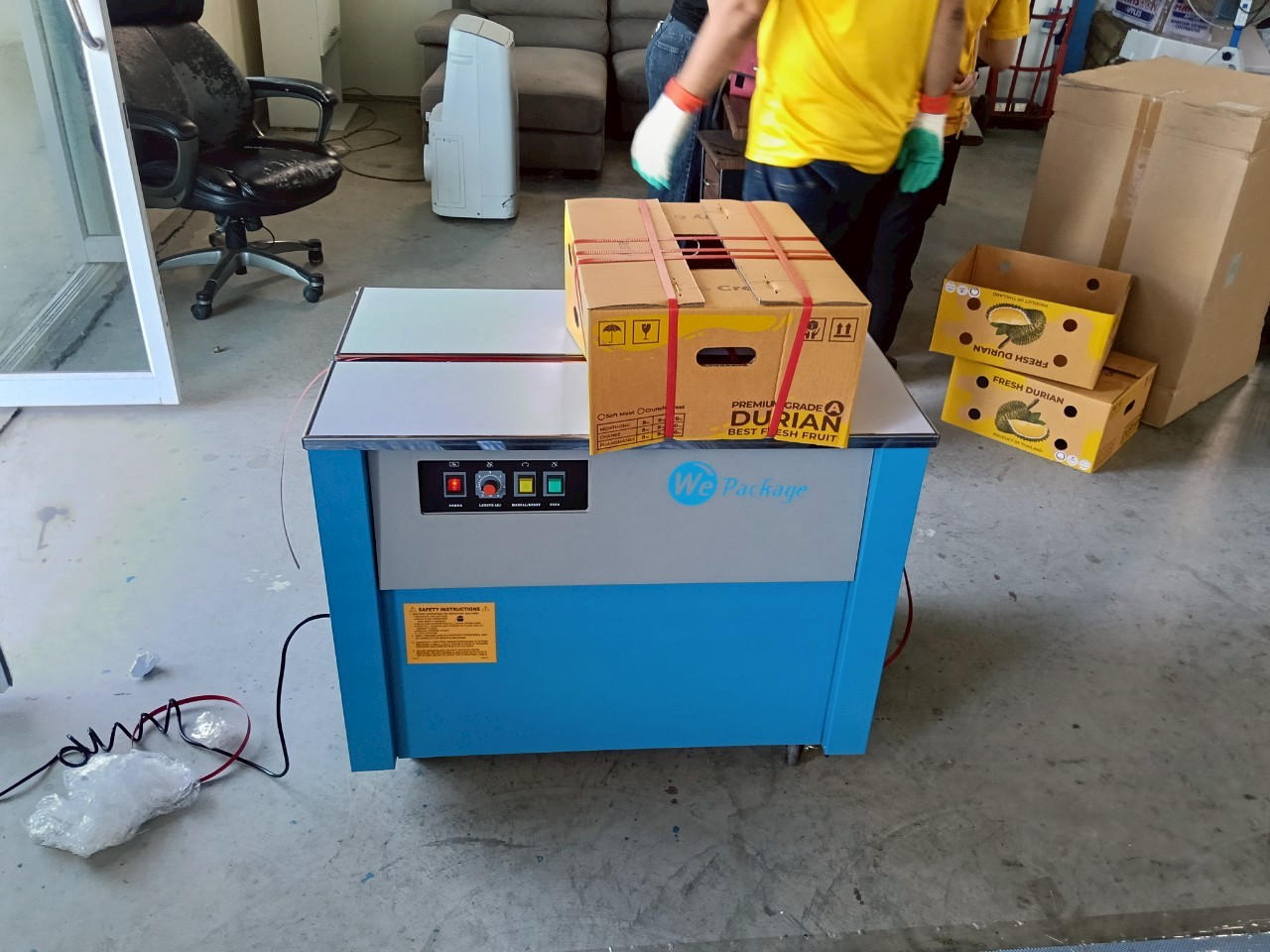 เครื่องรัดกล่อง รุ่น WE-801H