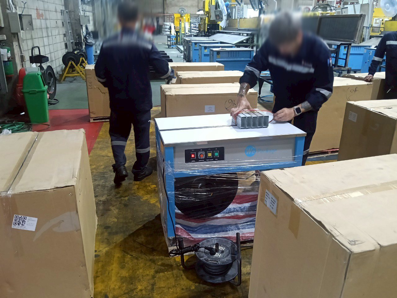 เครื่องรัดกล่อง รุ่น WE-801U