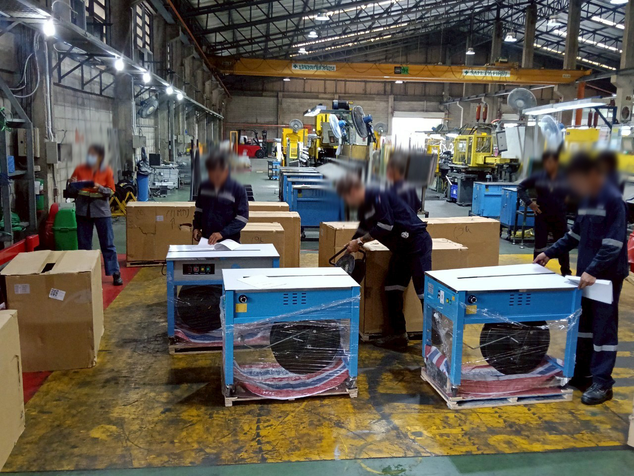 เครื่องรัดกล่อง รุ่น WE-801U