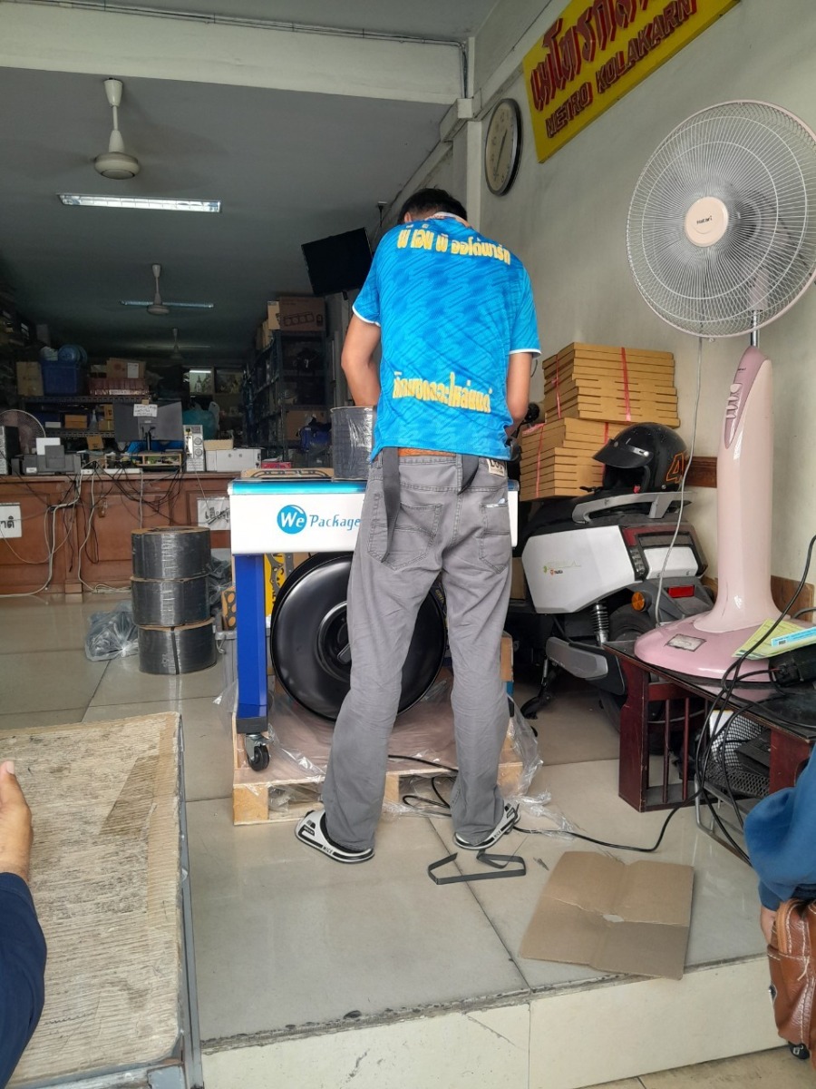 จัดส่งเครื่องรัดกล่อง รุ่น WE-802U